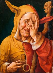 Portret van een nar by Frans Verbeeck