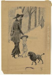 "Mama, that Dog seems to have forgotten to put on his Pants!"
