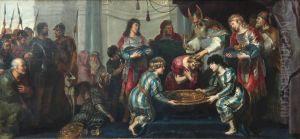 Le sacre de Salomon by Cornelis De Vos
