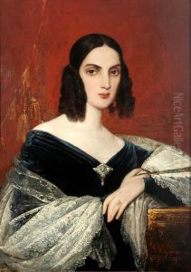 Dona Carmen Alcalde y Velasco de Cazote by Raymond Monvoisin