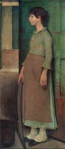 The young maid by Joseph Bail