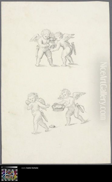 Two Scenes with Cupids - view 1