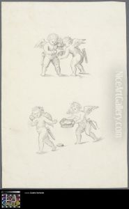 Two Scenes with Cupids by Musea Brugge
