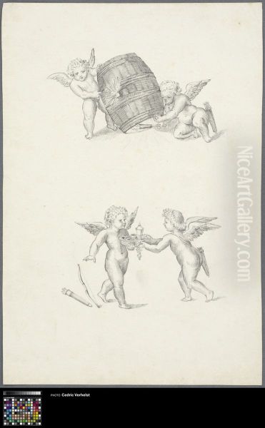 Two Scenes with Cupids - view 1