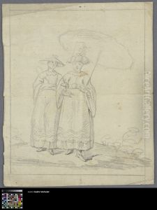 Two Oriental Figures by Musea Brugge