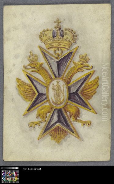 Badge of honour with double-headed eagle - view 1