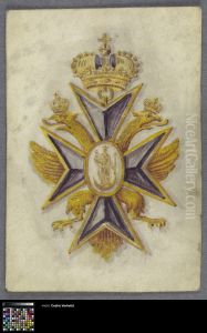 Badge of honour with double-headed eagle