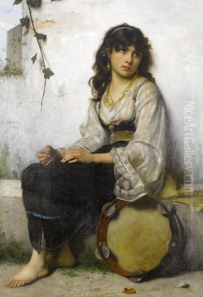 The Little Tambourine girl - view 1