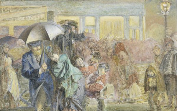 A wet night in the streets - view 1
