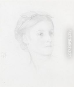 Portrait of May Sartoris by Lord Frederick Leighton