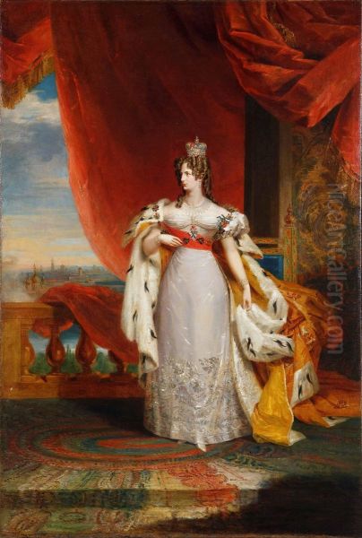 <<Portret imperatricy Aleksandry Fedorovny (1798-1860)>> - view 1