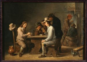 The card players by David Teniers the Younger