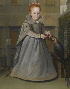 Portrait of Lucrezia, daughter of Niccolo di Sinibaldo Gaddi by Santi Di Tito