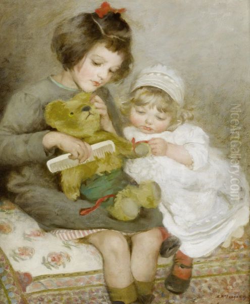 Combing Teddy - view 1