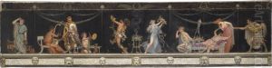 Overdoor - Roman Frieze by Sebastian Lucius (Maler)