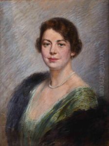 Ladies portrait by Sebastian Lucius (Maler)
