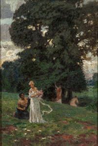 Arcadian Landscape by Sebastian Lucius (Maler)