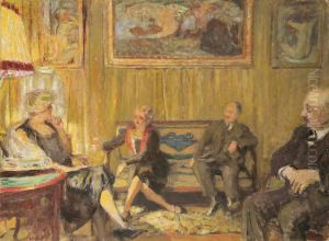 Le Petit Salon rue de Naples by Jean-Edouard Vuillard