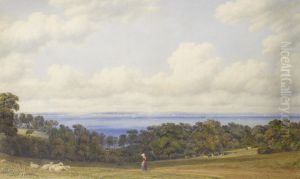 View from St John's, near Ryde Isle of Wight, looking towards Spithead and Portsmouth by William Turner