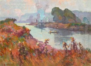 Seine River Bank by Robert Antoine Pinchon