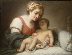 The Virgin with the Sleeping Child by Andrea, the Elder Appiani