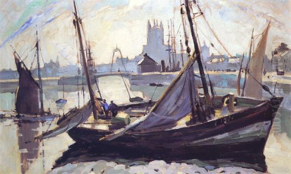 Boats, Fecamp - view 1