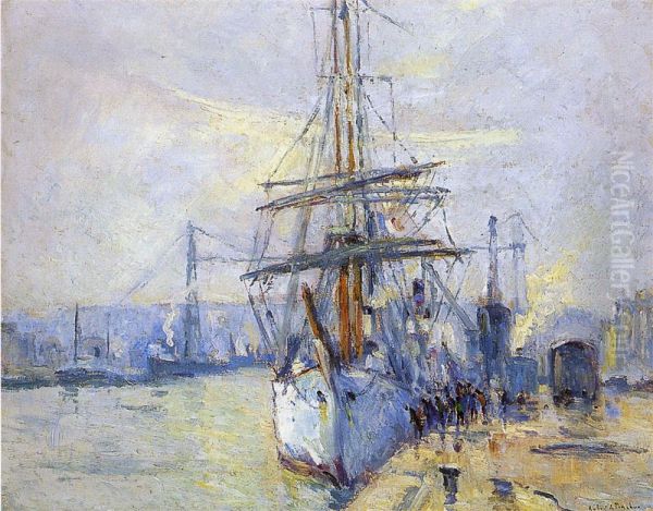 Le Pourquoi Pas du commandant Charcot dans le port de Rouen - view 1
