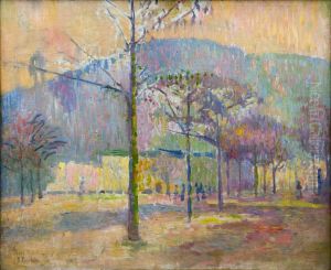 L'avenue Saint-Paul et la Cote Sainte-Catherine, Rouen by Robert Antoine Pinchon