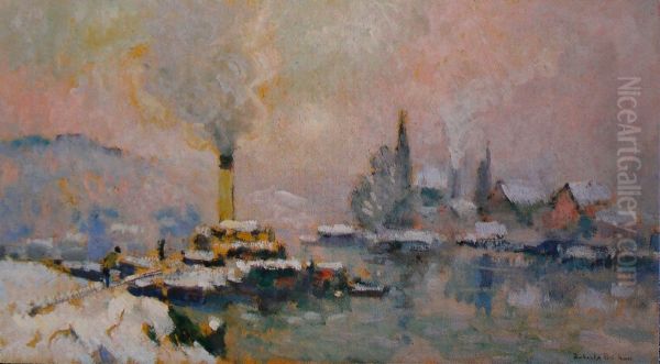 L'ile Lacroix en hiver - view 1