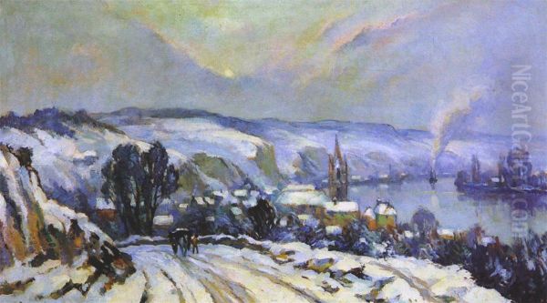 La Bouille sous la Neige - view 1