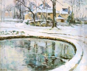 The Basin, Snow by Robert Antoine Pinchon