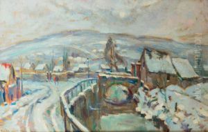 Robec Under Snow Near Rouen by Robert Antoine Pinchon