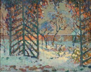 The Pergola Under Snow by Robert Antoine Pinchon