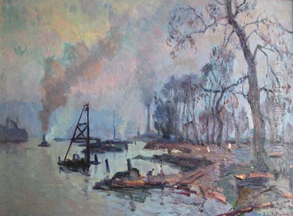 Bords de Seine aux environ de Rouen - view 1
