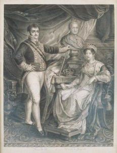 Fernando Vii Y M Isabel De Braganza by Valentin Carderera Solano