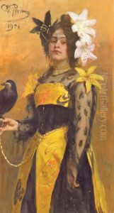 <<Portret Lidii Kuznecovoj>> by Repin Iliya