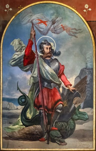 Saint George and the dragon - view 1