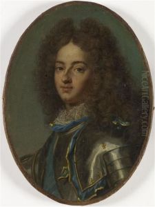 Portrait de Louis, duc de Bourgogne, pere de Louis XV by Jean-Marie Ribou