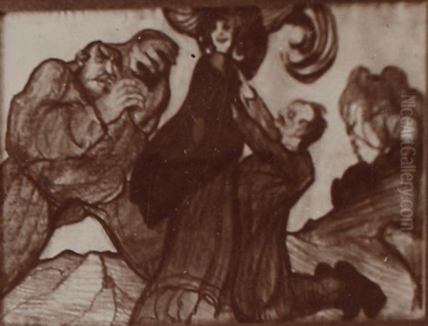 Composition with three figures - view 1