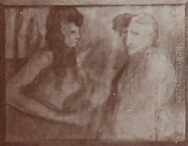 Composition with two figures - view 1