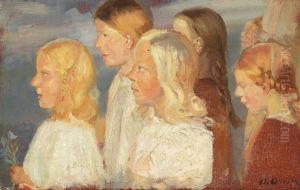 Young girls from Skagen. Young girls from Skagen.