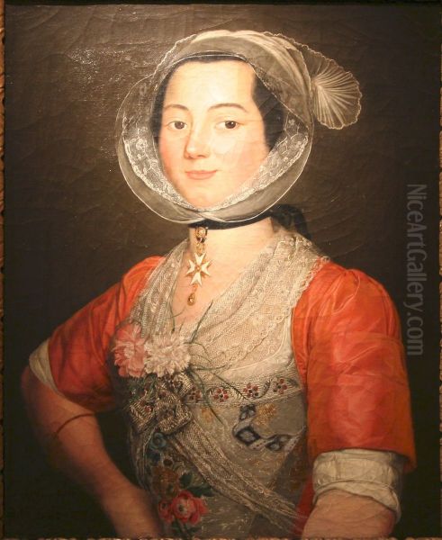 Portrait d'Arlesienne aux oeillets - view 1