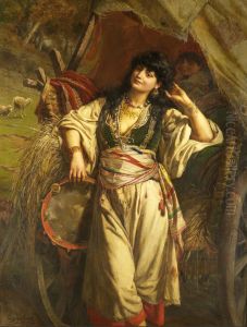 A halt of Bohemians by Eugene Siberdt