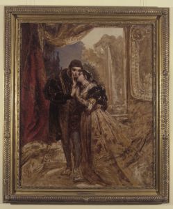 Zygmunt August i Barbara Radziwillowna by Jan Matejko