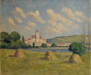 GUERNES, L'EGLISE ET LES CHAMPS