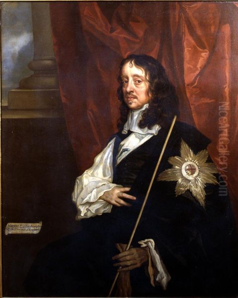 Thomas Wriothesley, 4th Earl of Southampton(1607-1667), Lord High Treasurer of England, holding his Staff of Office - view 1