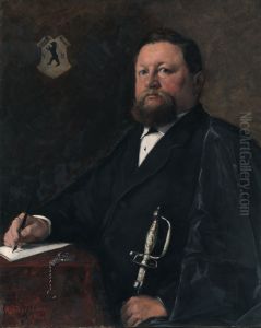 Johann Jakob Sturzenegger (1836-1893) von Reute by Ottilie Roederstein