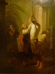 Le grand carillon by Evariste Vital Luminais