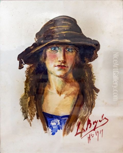 Self-portrait 1919 - view 1