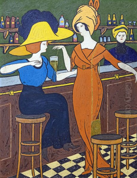 Women in cafe - view 1